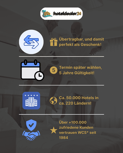 Wellness & Relax Hotelgutschein - 3, 7 oder 14 Nächte für 2 Personen im DZ bis zu 5⭐Hotel