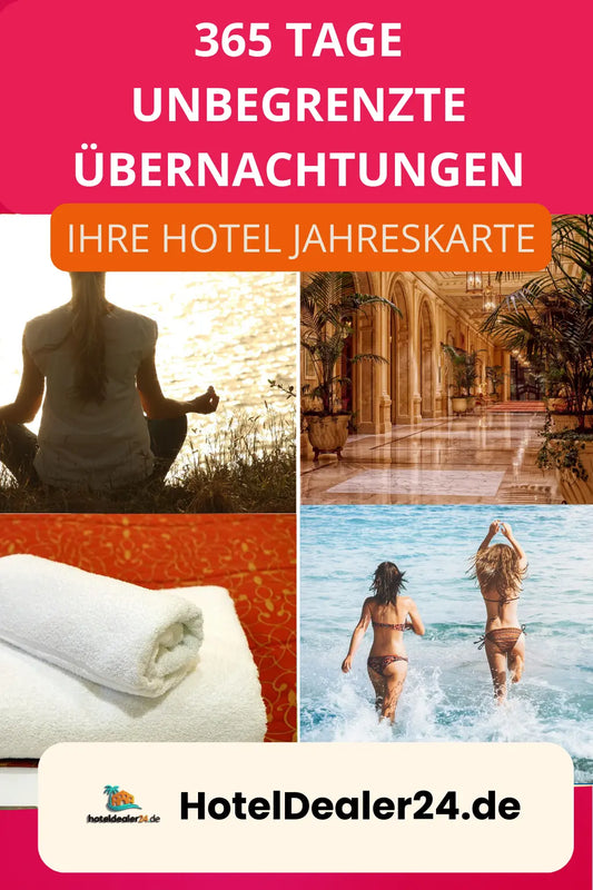 Digitaler Hotelgutscheincode – Hoteljahreskarte – 365 Nächte für Sie & Ihre Familie