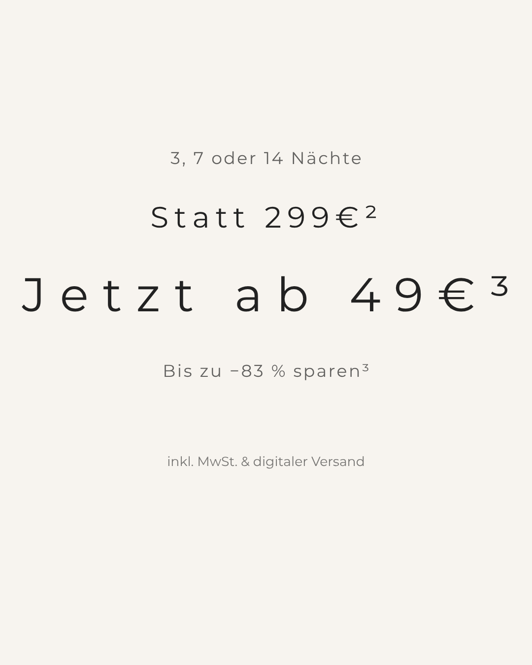 Ski & Snow Hotelgutschein – 3, 7 oder 14 Nächte für 2 Personen im DZ