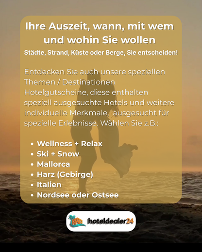 Harz Hotelgutschein - 3, 7 oder 14 Nächte für 2 Personen im DZ bis zu 5⭐