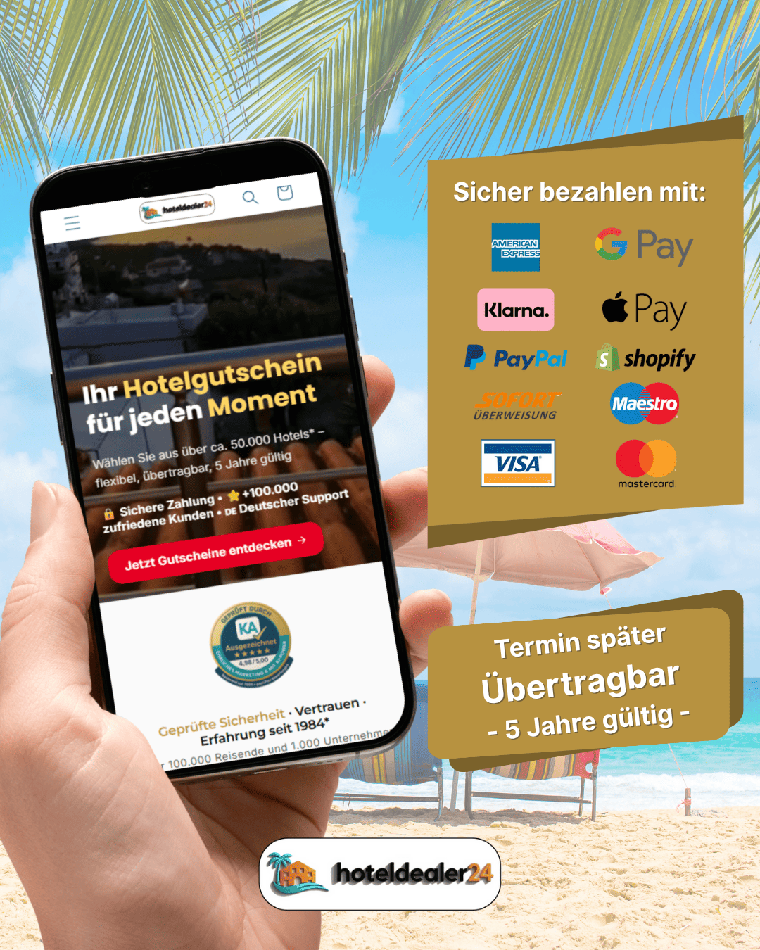 Nord- & Ostsee Hotelgutschein – 3, 7 oder 14 Nächte für 2 Personen im DZ bis zu 5⭐