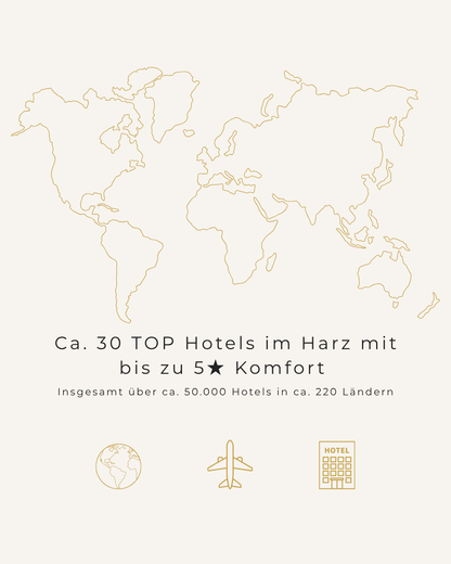 Harz Hotelgutschein - 3, 7 oder 14 Nächte für 2 Personen im DZ