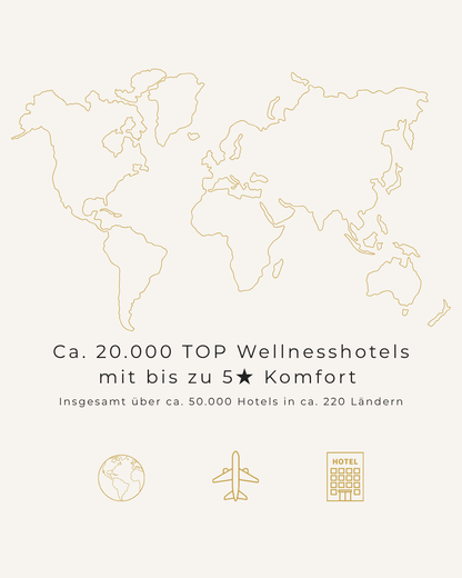 Wellness & Relax Hotelgutschein - 3, 7 oder 14 Nächte für 2 Personen im DZ