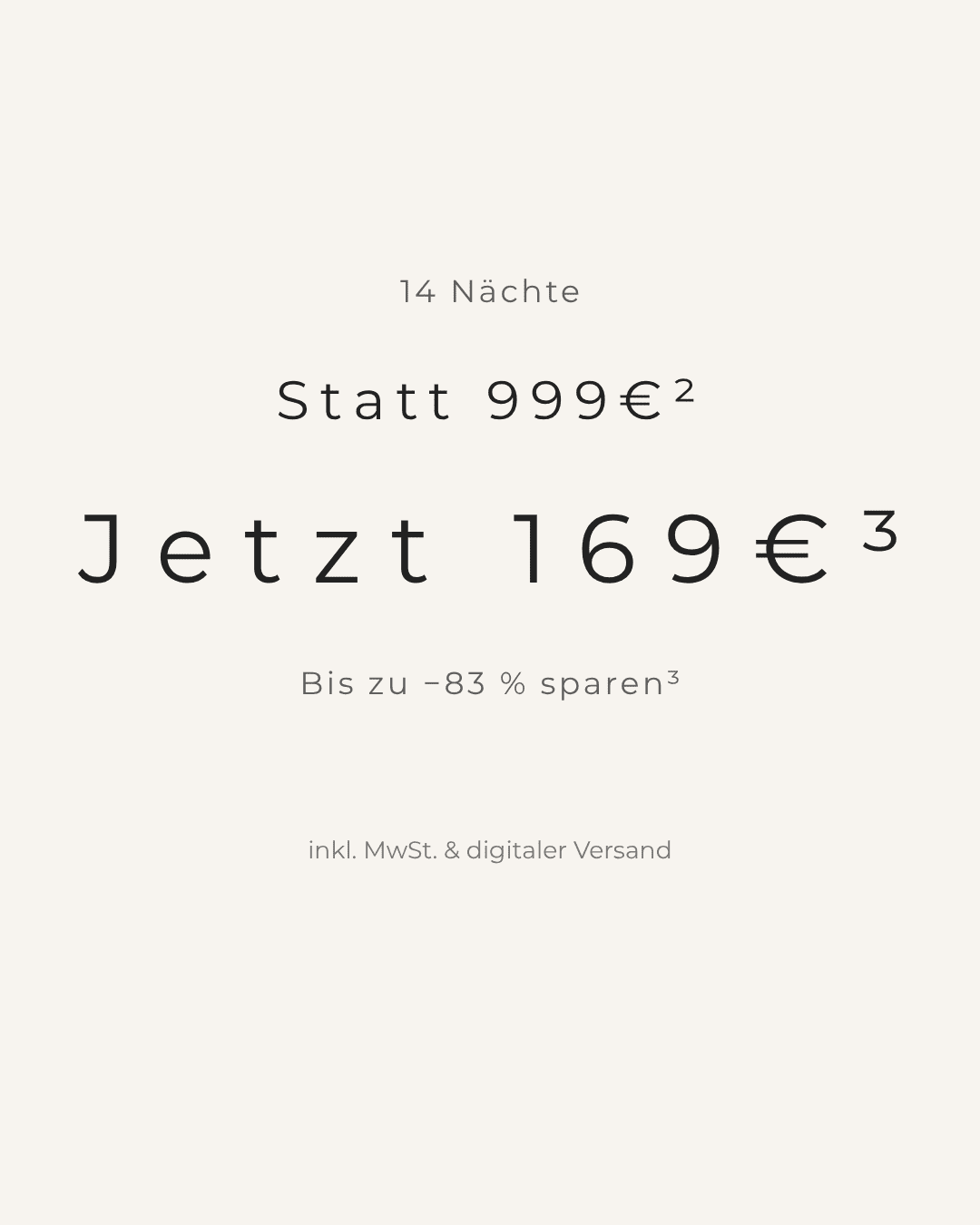 Multi-Hotelgutschein - 3, 7 oder 14 Nächte für 2 Personen im DZ