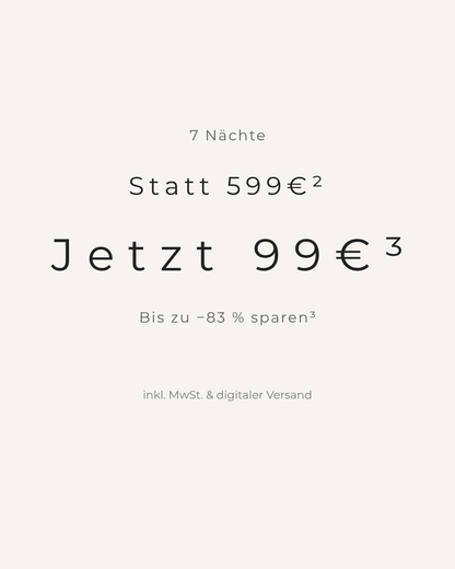 Multi-Hotelgutschein - 3, 7 oder 14 Nächte für 2 Personen im DZ
