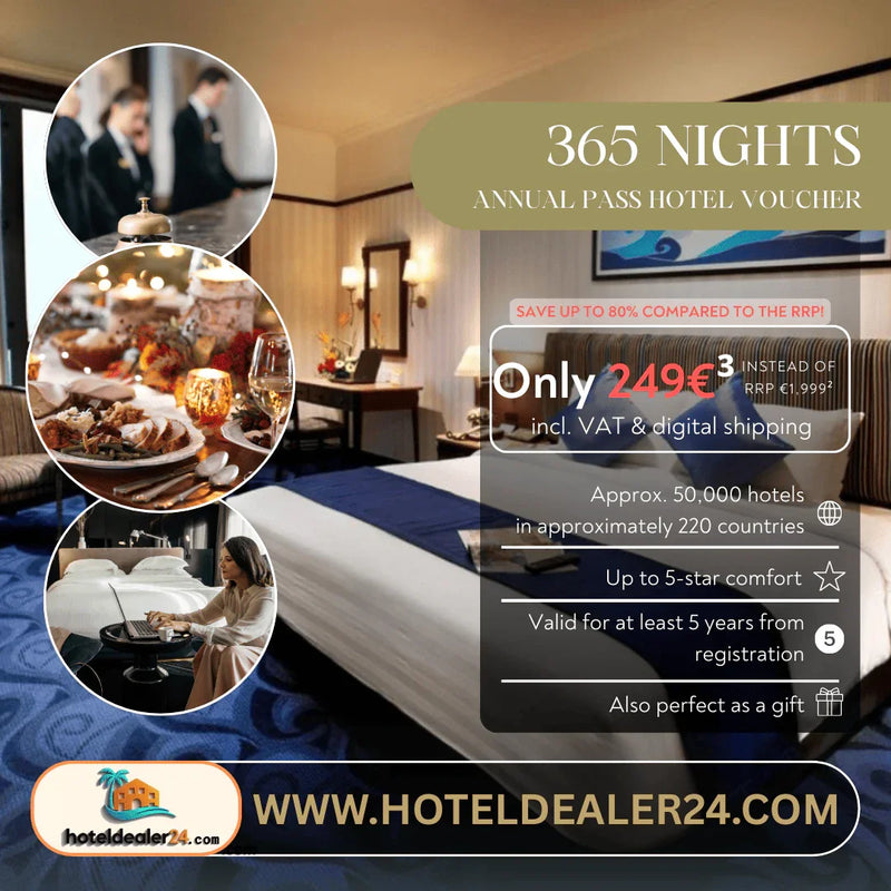 Digital Hotel Voucher – Annual Pass for 365 Nights for You & Your Family
